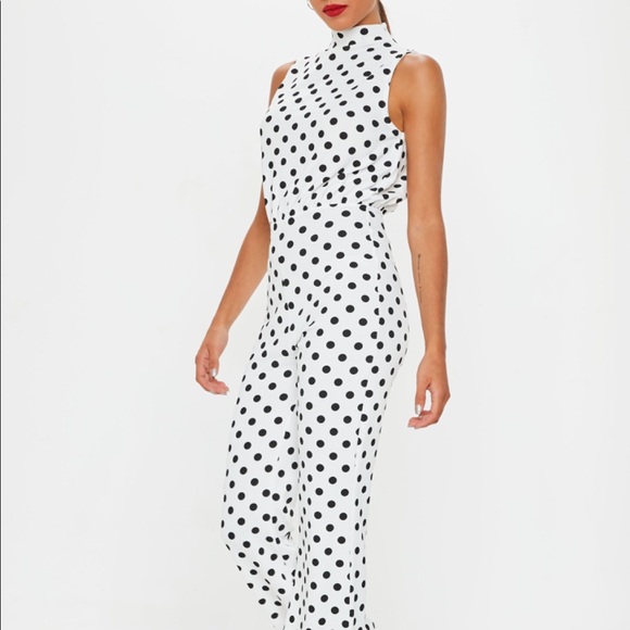 Missguided Pants - Polka dot jumpsuit